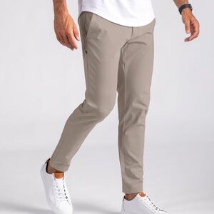 BYLT Basics - Everyday pant 2.0 - 31 - taper fit - Taupe - regular inseam